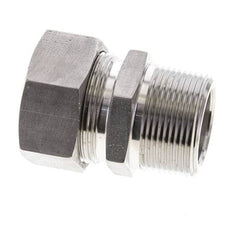 1 1/4'' NPT Macho x 35L Anillo de corte recto de acero inoxidable 160 Bar DIN 2353