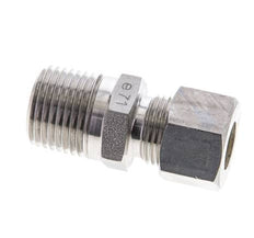 1/2'' NPT Macho x 12L Racor de compresión recto de acero inoxidable 315 Bar DIN 2353