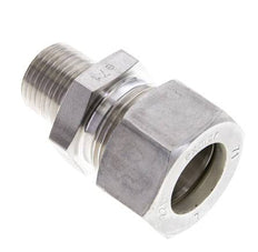 1/2'' NPT Macho x 22L Racor de compresión recto de acero inoxidable 160 Bar DIN 2353