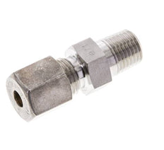 1/4'' NPT Macho x 6S Racor de compresión recto de acero inoxidable 630 Bar DIN 2353