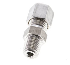 1/4'' NPT Macho x 8S Racor de compresión recto de acero inoxidable 630 Bar DIN 2353