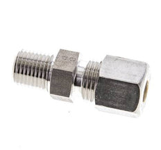 1/4'' NPT Macho x 8S Racor de compresión recto de acero inoxidable 630 Bar DIN 2353