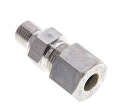 1/4'' NPT Macho x 10S Racor de compresión recto de acero inoxidable 630 Bar DIN 2353