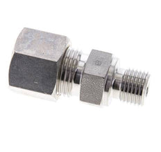 1/4'' NPT Macho x 10S Racor de compresión recto de acero inoxidable 630 Bar DIN 2353