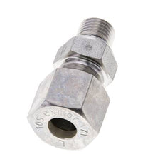 1/4'' NPT Macho x 10S Racor de compresión recto de acero inoxidable 630 Bar DIN 2353