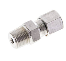 3/8'' NPT Macho x 8S Racor de compresión recto de acero inoxidable 630 Bar DIN 2353