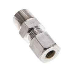 3/8'' NPT Macho x 8S Racor de compresión recto de acero inoxidable 630 Bar DIN 2353