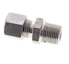 racor de compresión recto de acero inoxidable 3/8'' NPT Macho x 10L 315 Bar DIN 2353