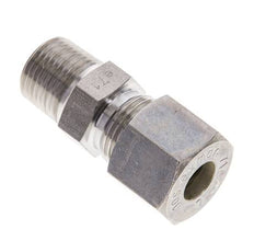 3/8'' NPT Macho x 10S Racor de compresión recto de acero inoxidable 630 Bar DIN 2353