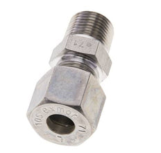 3/8'' NPT Macho x 10S Racor de compresión recto de acero inoxidable 630 Bar DIN 2353