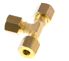accesorio de compresión en T de latón de 6 mm 150 bar DIN EN 1254-2
