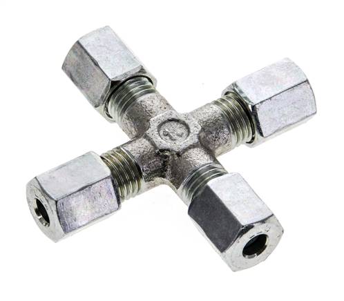 4LL Anillo de corte transversal de acero galvanizado 100 barras DIN 2353