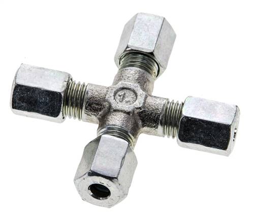 4LL Anillo de corte transversal de acero galvanizado 100 barras DIN 2353