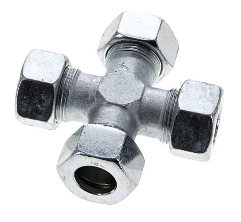 anillo de corte transversal de acero galvanizado 18L 315 barra DIN 2353