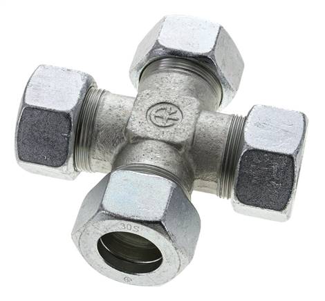 30S Anillo de corte transversal de acero galvanizado 400 barras DIN 2353