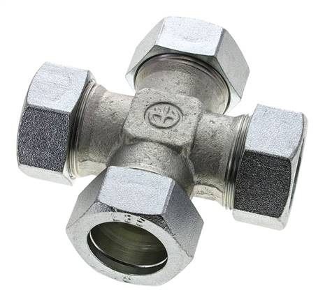 anillo de corte transversal de acero galvanizado 35L 160 barras DIN 2353