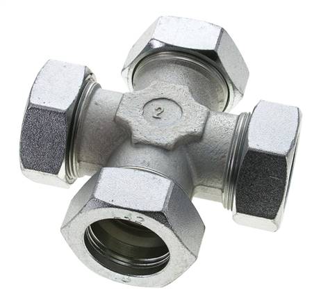 anillo de corte transversal de acero galvanizado 42L 160 barras DIN 2353