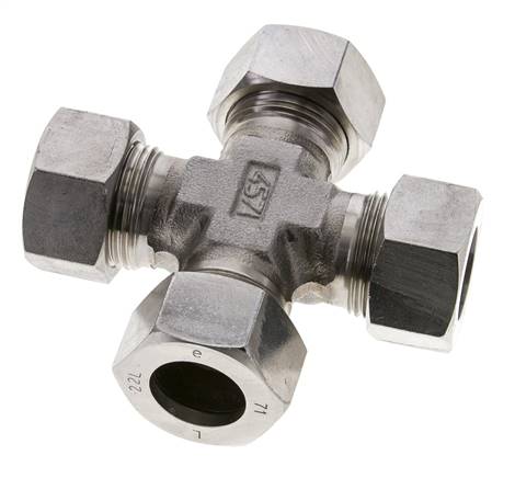 acero inoxidable 22L Anillo de corte transversal 160 Barra DIN 2353