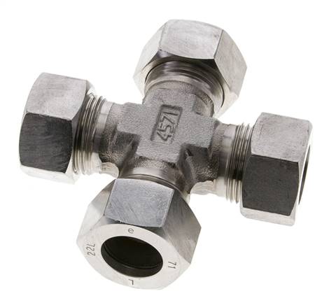 acero inoxidable 22L Anillo de corte transversal 160 Barra DIN 2353