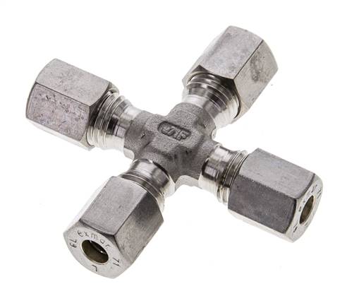 accesorio de compresión transversal de acero inoxidable 6L 315 Bar DIN 2353