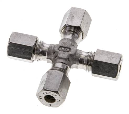 accesorio de compresión transversal de acero inoxidable 6L 315 Bar DIN 2353