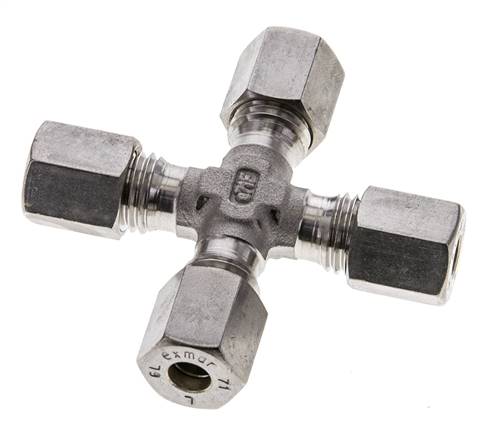 accesorio de compresión transversal de acero inoxidable 6L 315 Bar DIN 2353