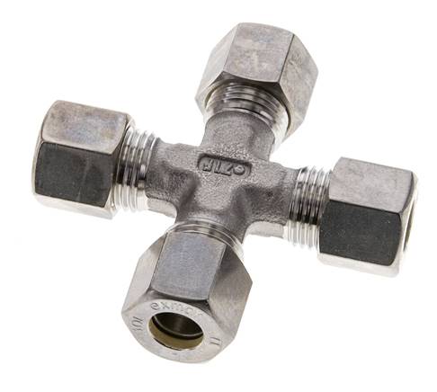 accesorio de compresión transversal de acero inoxidable 10L 315 Bar DIN 2353