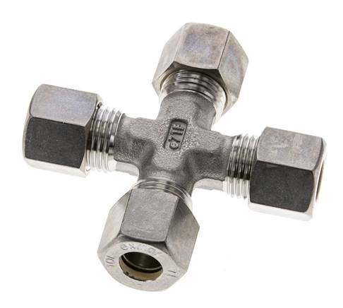 accesorio de compresión transversal de acero inoxidable 10L 315 Bar DIN 2353