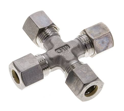 accesorio de compresión transversal de acero inoxidable 10L 315 Bar DIN 2353