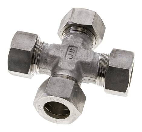 accesorio de compresión transversal de acero inoxidable 22L 160 Bar DIN 2353