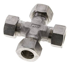 accesorio de compresión transversal de acero inoxidable 22L 160 Bar DIN 2353