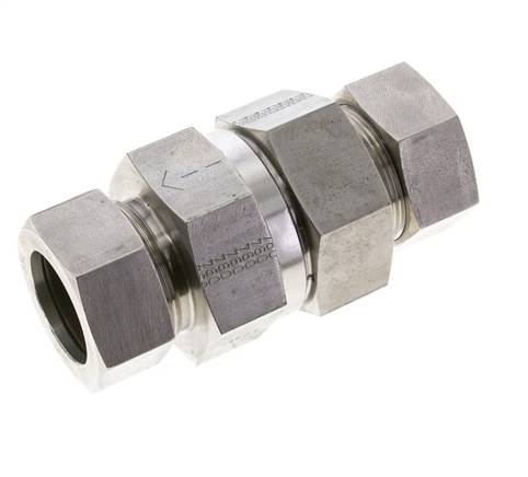 Válvula de retención hidráulica Anillo de corte 35L (M45x2) Acero inoxidable 1-100bar (15-1450)psi ISO 8434-1