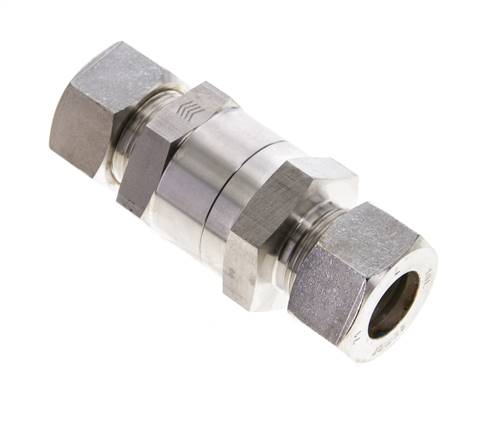 Válvula de retención hidráulica Anillo de compresión 18L (M26x1,5) Acero inoxidable 1-160bar (15-2320)psi ISO 8434-1