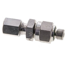 Válvula de retención hidráulica Anillo de corte 6L (M12x1,5) y G1/8'' Macho Acero inoxidable 1-250bar (15-3625)psi Tubo-Rosca ISO 8434-1