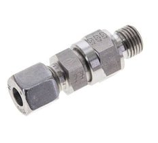 Válvula de retención hidráulica Anillo de corte 8L (M14x1,5) y G1/4'' Macho Acero inoxidable 1-250bar (15-3625)psi Tubo-Rosca ISO 8434-1