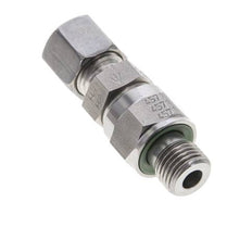 Válvula de retención hidráulica Anillo de corte 8L (M14x1,5) y G1/4'' Macho Acero inoxidable 1-250bar (15-3625)psi Tubo-Rosca ISO 8434-1