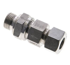 Válvula de retención hidráulica Anillo de corte 15L (M22x1,5) y G1/2'' Macho Acero inoxidable 1-250bar (15-3625)psi Tubo-Rosca ISO 8434-1