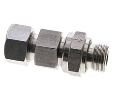 Válvula de retención hidráulica Anillo de corte 15L (M22x1,5) y G1/2'' Macho Acero inoxidable 1-250bar (15-3625)psi Tubo-Rosca ISO 8434-1