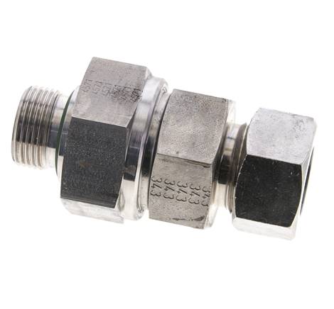 Válvula de retención hidráulica Anillo de corte 22L (M30x2) y G3/4'' Macho Acero inoxidable 1-160bar (15-2320)psi Tubo-Rosca ISO 8434-1
