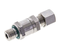 Válvula de retención hidráulica Anillo de compresión 8L (M14x1,5) y G1/4'' macho Acero inoxidable 1-250bar (15-3625)psi Tubo-Rosca ISO 8434-1
