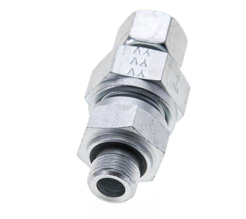 Válvula de retención hidráulica Anillo de corte 12L (M18x1,5) y G3/8'' Acero macho 1-250bar (15-3625)psi Rosca-Tubo ISO 8434-1