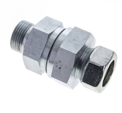 Válvula de retención hidráulica Anillo de corte 28L (M36x2) y G1'' Acero macho 1-100bar (15-1450)psi Rosca-Tubo ISO 8434-1