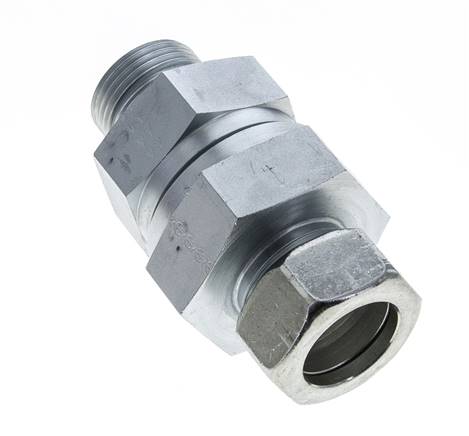 Válvula de retención hidráulica Anillo de corte 28L (M36x2) y G1'' Acero macho 1-100bar (15-1450)psi Rosca-Tubo ISO 8434-1