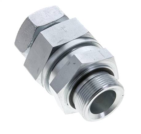 Válvula de retención hidráulica Anillo de corte 42L (M52x2) y G1-1/2'' Acero macho 1-100bar (15-1450)psi Rosca-Tubo ISO 8434-1