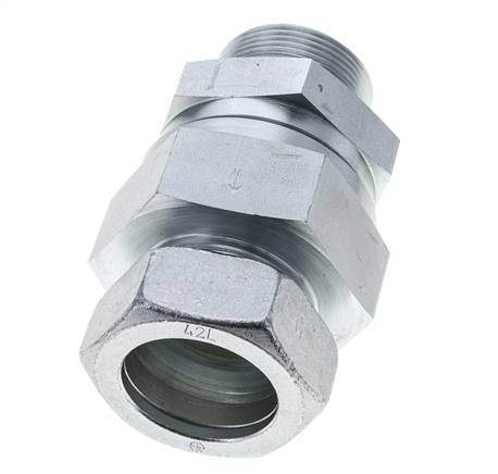 Válvula de retención hidráulica Anillo de corte 42L (M52x2) y G1-1/2'' Acero macho 1-100bar (15-1450)psi Rosca-Tubo ISO 8434-1