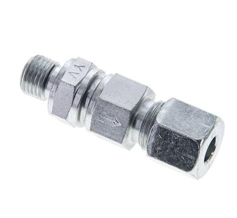 Válvula de retención hidráulica Anillo de corte 8S (M16x1,5) y G1/4'' Acero macho 1-400bar (15-5800)psi Rosca-Tubo ISO 8434-1