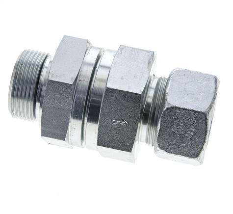Válvula de retención hidráulica Anillo de corte 30S (M42x2) y G1-1/4'' Acero macho 1-250bar (15-3625)psi Rosca-Tubo ISO 8434-1