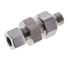 Válvula de retención hidráulica Anillo de corte 12L (M18x1,5) y G3/8'' Acero inoxidable macho 1-250bar (15-3625)psi Rosca-Tubo ISO 8434-1
