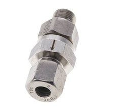 Válvula de retención hidráulica Anillo de corte 10S (M18x1,5) y G3/8'' Acero inoxidable macho 1-400bar (15-5800)psi Rosca-Tubo ISO 8434-1