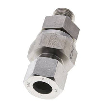 Válvula de retención hidráulica Anillo de corte 16S (M24x1,5) y G1/2'' Macho Acero inoxidable 1-400bar (15-5800)psi Rosca-Tubo ISO 8434-1